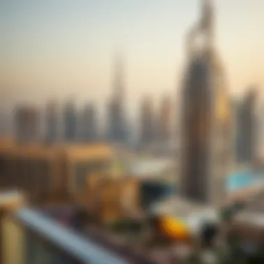 Dubai Skyline and Hotel Investment Opportunities View of iconic Dubai skyline with hotels