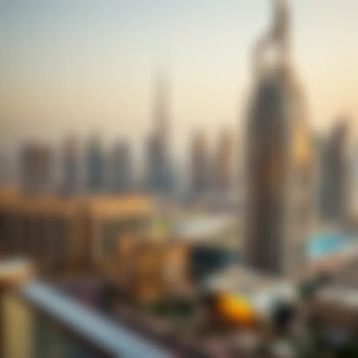 Dubai Skyline and Hotel Investment Opportunities View of iconic Dubai skyline with hotels