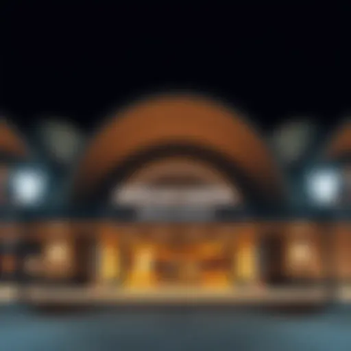 Exterior view of Ibn Battuta Metro Station showcasing modern architecture