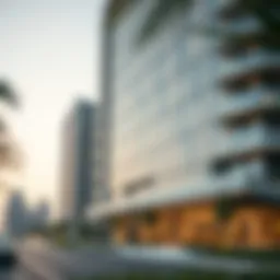 Exterior view of Jeel Tower showcasing its modern architecture