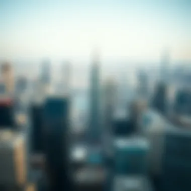 Panoramic view from the top of Jeel Tower