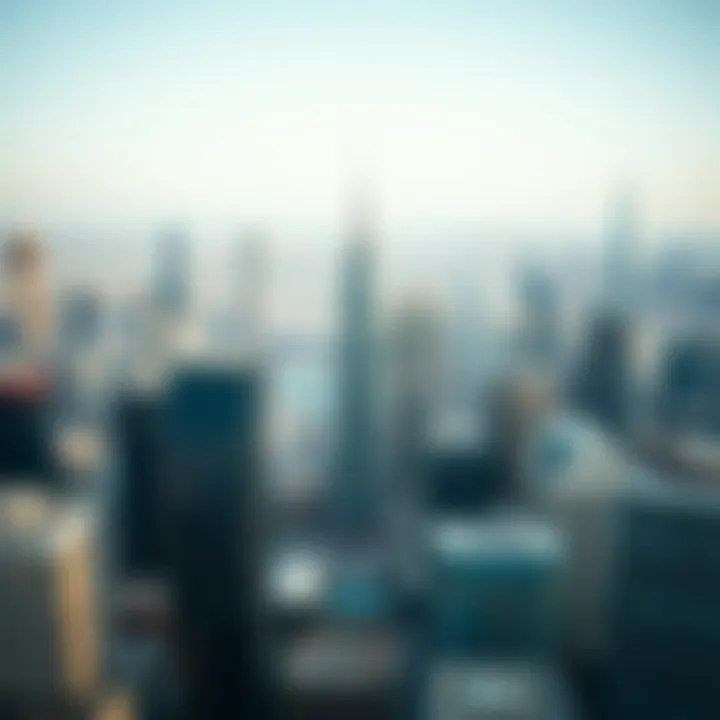 Panoramic view from the top of Jeel Tower