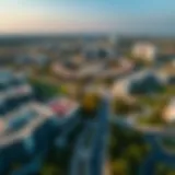 Aerial view of Jumeirah Park showcasing its spacious layout and greenery