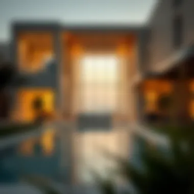 Modern villa in Jumeirah Park reflecting contemporary architecture