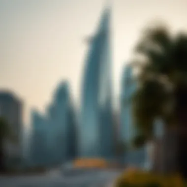 Urban landscape featuring Jumeirah Star Building