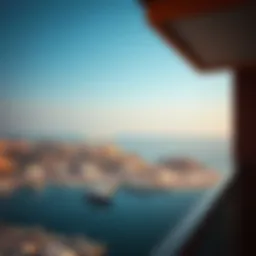 Aerial view of جزيره مريم showcasing its coastal beauty