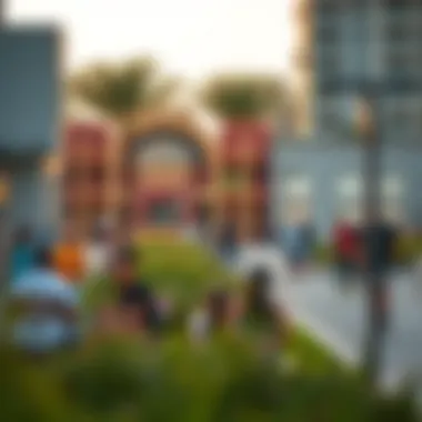 Engaging Community Spaces at Lamer Beach Vibrant community spaces at Lamer Beach with people enjoying recreational activities.