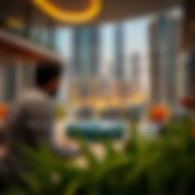 Investors Exploring Real Estate Opportunities in Dubai Investors analyzing property opportunities in Dubai