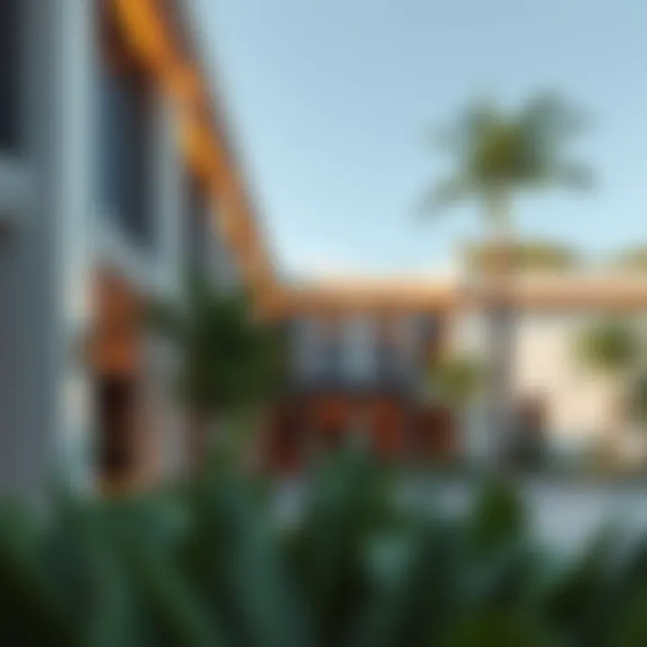 Architectural details of Lime Gardens highlighting unique features