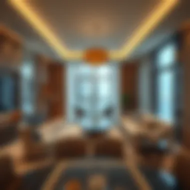 Luxurious interiors of a residence at Liv Waterside