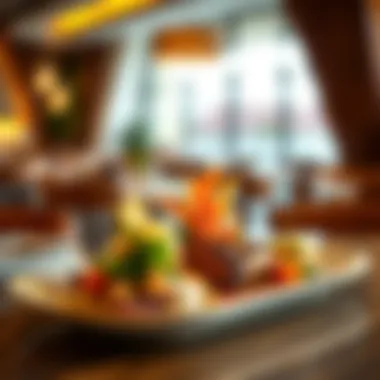 A beautifully plated dish representing international cuisine