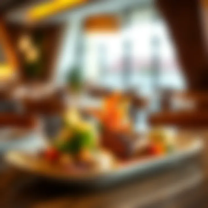 A beautifully plated dish representing international cuisine