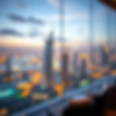 Captivating skyline view from Marsa Al Arab penthouse