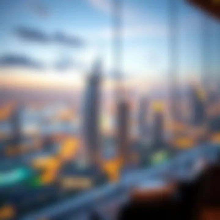 Captivating skyline view from Marsa Al Arab penthouse