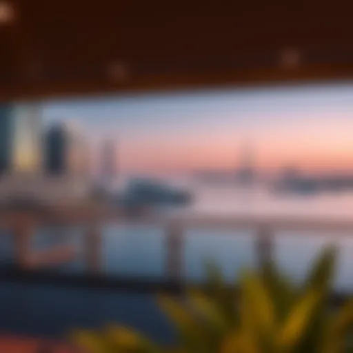 A stunning view of مرسا البطين waterfront