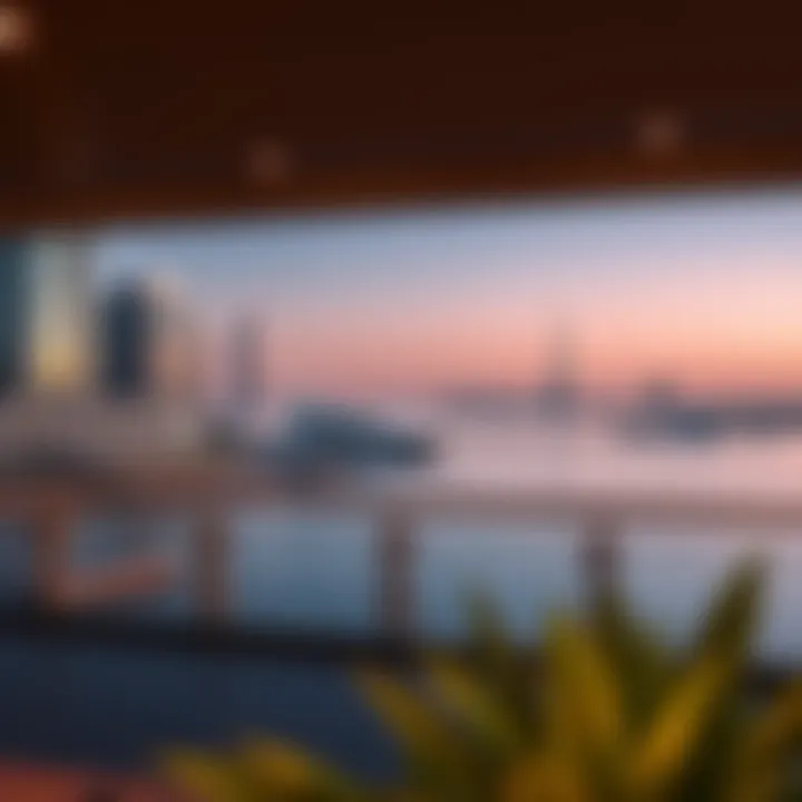 A stunning view of مرسا البطين waterfront