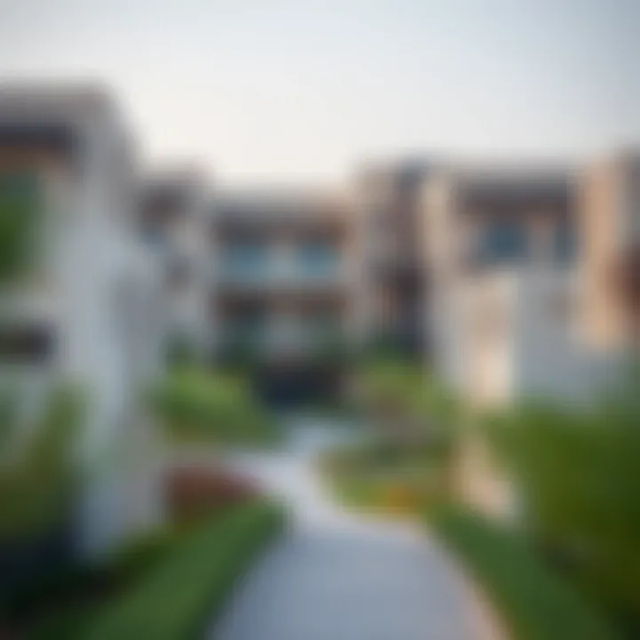 Modern architectural design of residential units in Meraas Nad Al Sheba Gardens