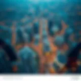 Aerial Perspective of Urban Development Aerial view of Mohammad Bin Zayed City showcasing modern architecture