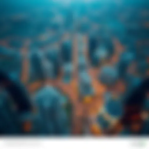 Aerial Perspective of Urban Development Aerial view of Mohammad Bin Zayed City showcasing modern architecture