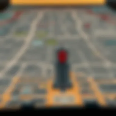 Prime Location Map of Najma Tower B Map highlighting the prime location of Najma Tower B in Dubai