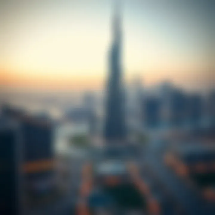 Najma Tower B Skyline View Stunning view of Najma Tower B against the Dubai skyline