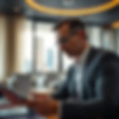 An investor analyzing potential business opportunities in the UAE