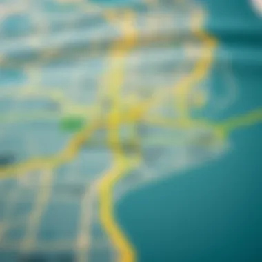 Infrastructure Map of Dubai Industrial City Map highlighting key features and infrastructure of Dubai Industrial City