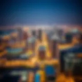 Aerial view of Dubai skyline showcasing modern architecture