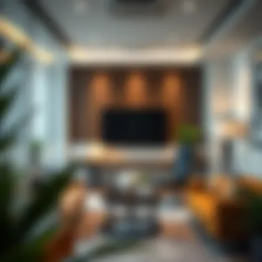 Real Estate Office Environment A modern office setup for real estate professionals