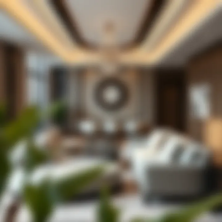 Elegant interior design featuring premium amenities at Sobha The Crest