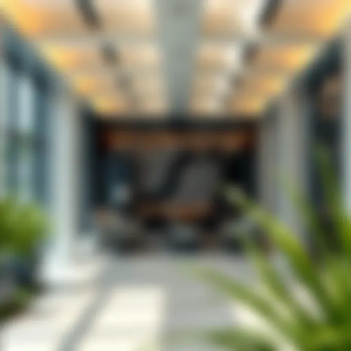 Sophisticated recreational area within Sobha The Crest's premises