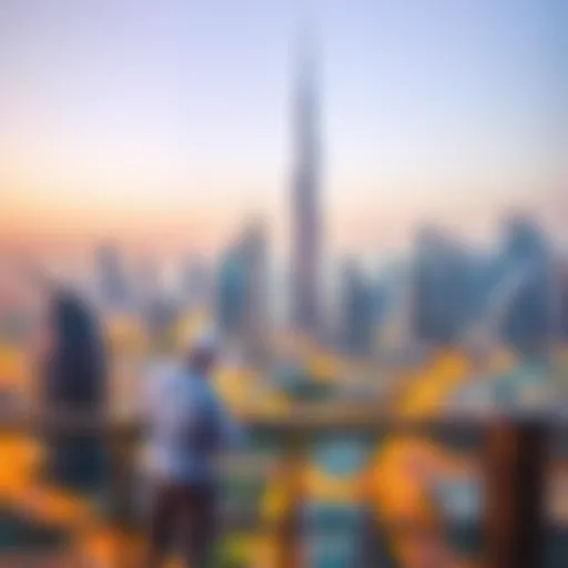 Dubai skyline showcasing the city's modern architecture