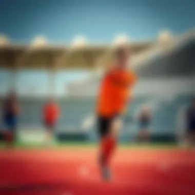 Athletes engaging in various sports activities at Olympic Park