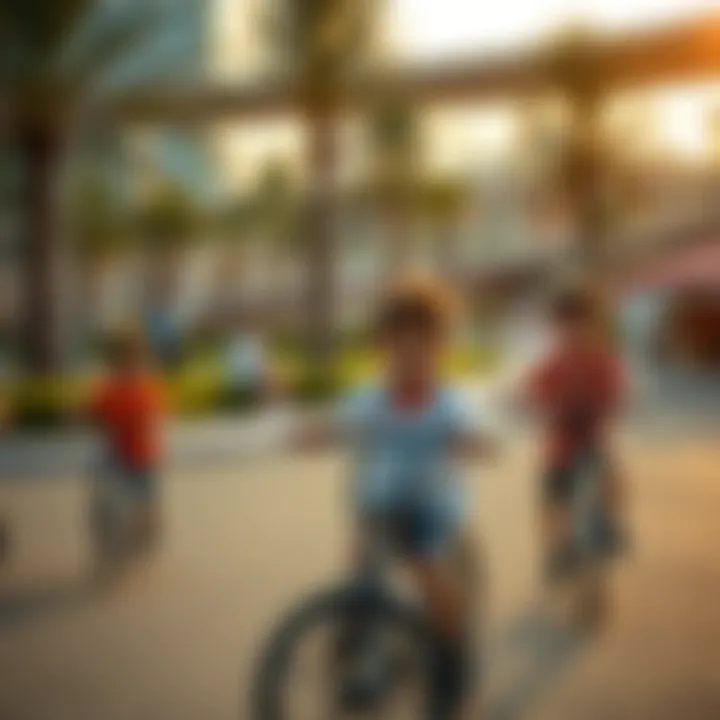 Children enjoying recreational activities at Olympic Park