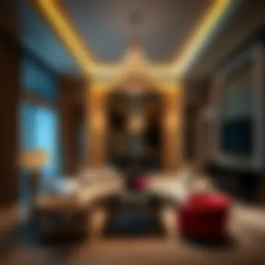 Luxurious interior of a suite at Omniyat Dorchester highlighting exquisite design