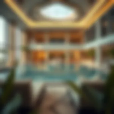 Luxurious amenities within Oudah Tower, highlighting recreational spaces