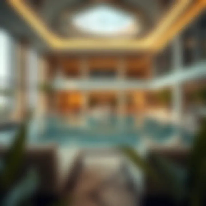 Luxurious amenities within Oudah Tower, highlighting recreational spaces