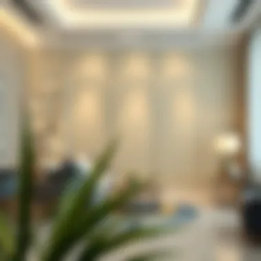 Market trends graph related to partition rooms in Dubai