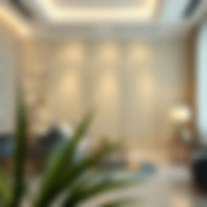 Market trends graph related to partition rooms in Dubai