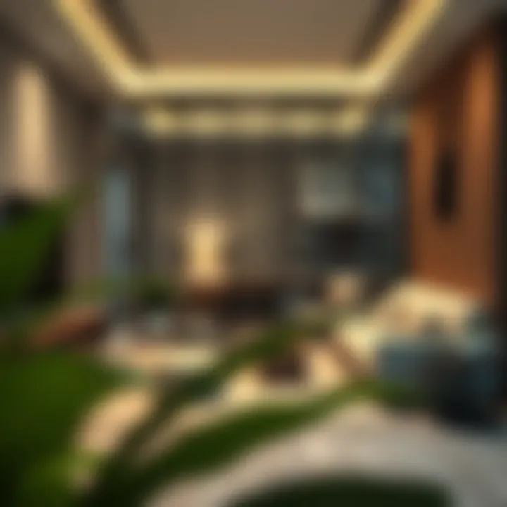 A modern partition room setup showcasing space optimization