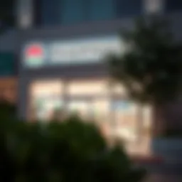 Exterior view of a pharmacy in Damac Hills 2