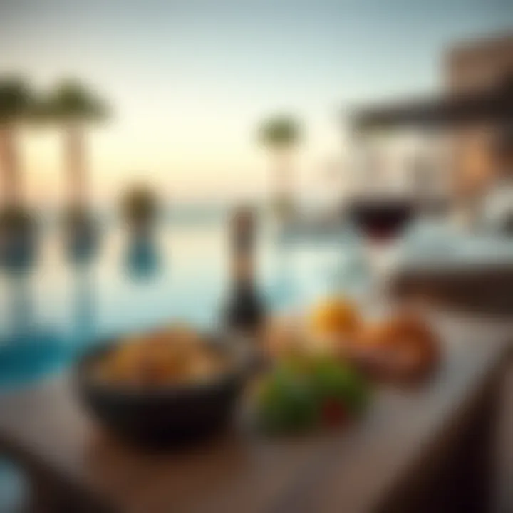 Savor Gourmet Delights by the Poolside Gourmet meal delivered to a private poolside