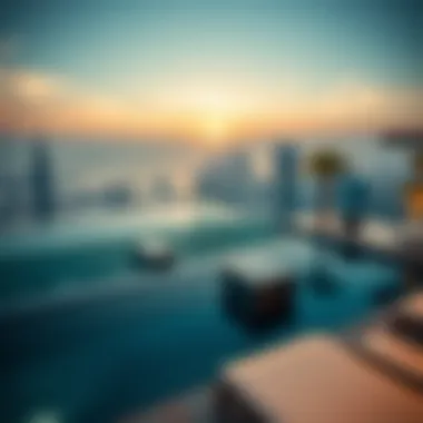 Breathtaking Views from Your Private Oasis Stunning skyline view from a private pool