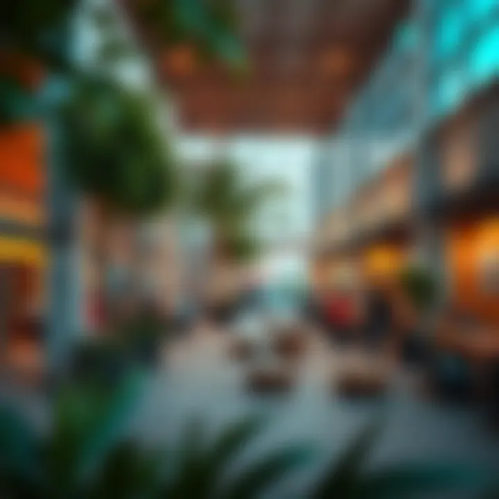 Vibrant community spaces within Quayside Ellington