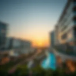 Panoramic view of Quayside Ellington showcasing architectural elegance