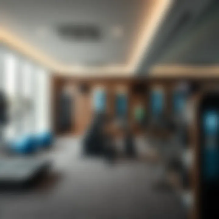 State-of-the-Art Gym Facility at Raf Hotel Apartments Well-equipped gym facility available at Raf Hotel Apartments