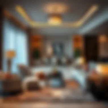 Elegant Lounge Area at Raf Hotel Apartments Luxurious lounge area inside Raf Hotel Apartments with elegant furnishings