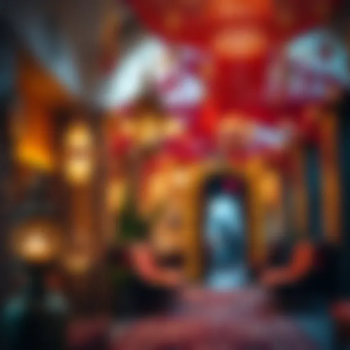 Cultural decorations during Ramadan in Dubai