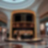 Elegant kiosk design in Dubai Mall