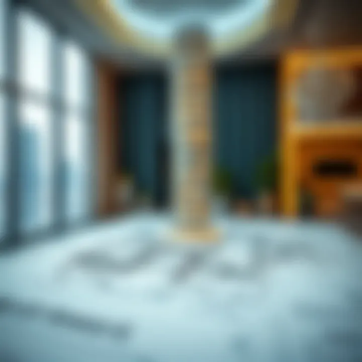 Architectural Blueprint of Sarah Tower Architectural blueprint of Sarah Tower illustrating its innovative design and layout